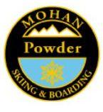 Mohan Powder Personal Achievement Award Pin.  Links seven or more medium radius fluid turns in over boot-top snow with moderately quick, consistent speed.